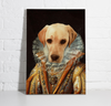 Die Prinzessin - Portrait von deinem Haustier in klassischer Robe