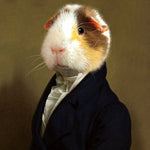 Der Denker - Porträt von deinem Haustier im Anzug