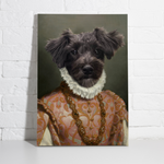 Die Adelige - Portrait von deinem Haustier in nobler Garderobe